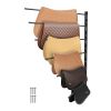 Wall Mounted Saddle Rack, 30.9 x 29.9 x 5.5 in, Swing Out Saddle Holder, Six Tiers Horse Saddle Stand