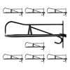 Wall Mount Saddle Rack, 27.3 x 16.3 x 12.5 in, 8 Packs Horse Saddle Rack with Pad Bar, Portable Saddle Stand for English & Western Saddle