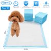 Fresh Fab Finds 50Pcs/Set Dog Training Pads Puppy Pee Pads Cat Wee Mats Potty-Train 24''*18'' M