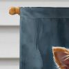 Papillon Puppy Halloween House Flag Large Porch Sleeve Pole Decorative Outside Yard Banner Artwork Wall Hanging, Polyester, House Size, Multicolor