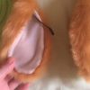 Brown Plush Lop Ear Rabbit Headband Fluffy Animal Dogs Ears Hairhoop Halloween Party Dress Up Cosplay Costume Hairband